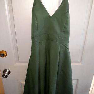 NWT olive green SMX dress